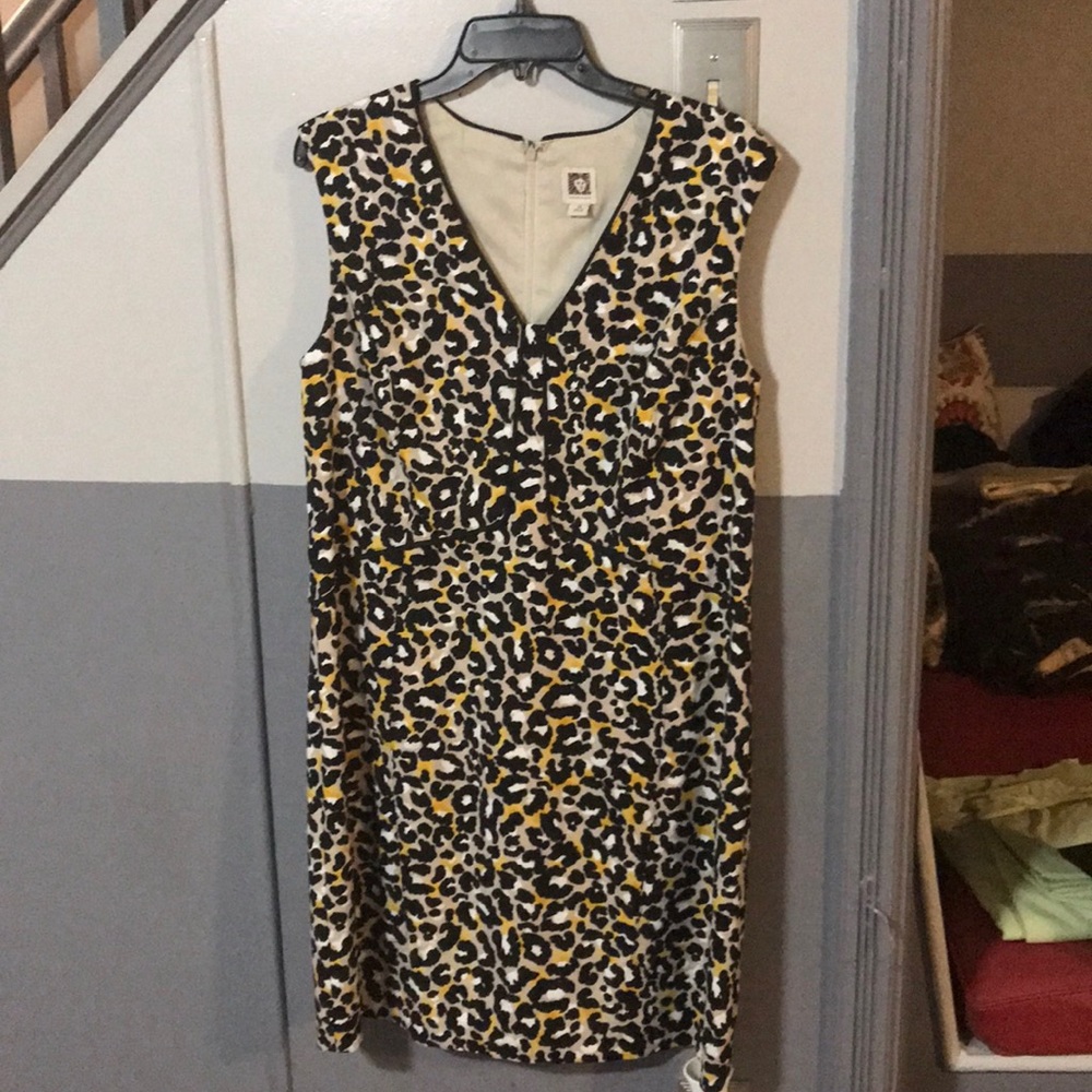 NWT Anne Klein Leopard print dress